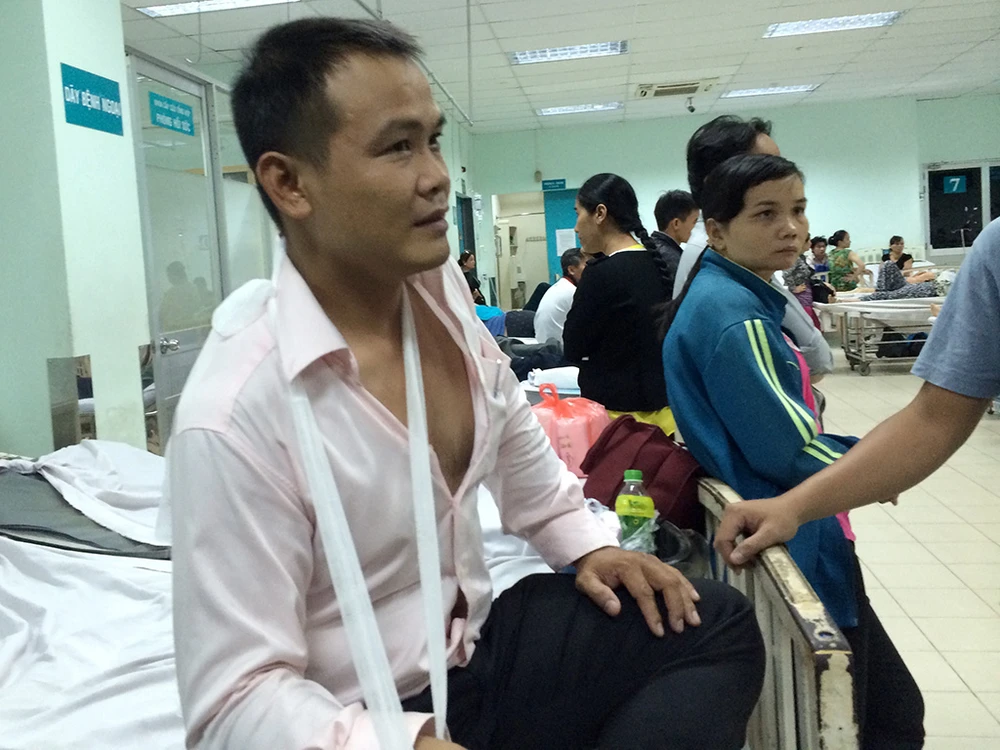 Chiếc xe vắng chủ trong vụ dàn cảnh cướp tài sản ảnh 1