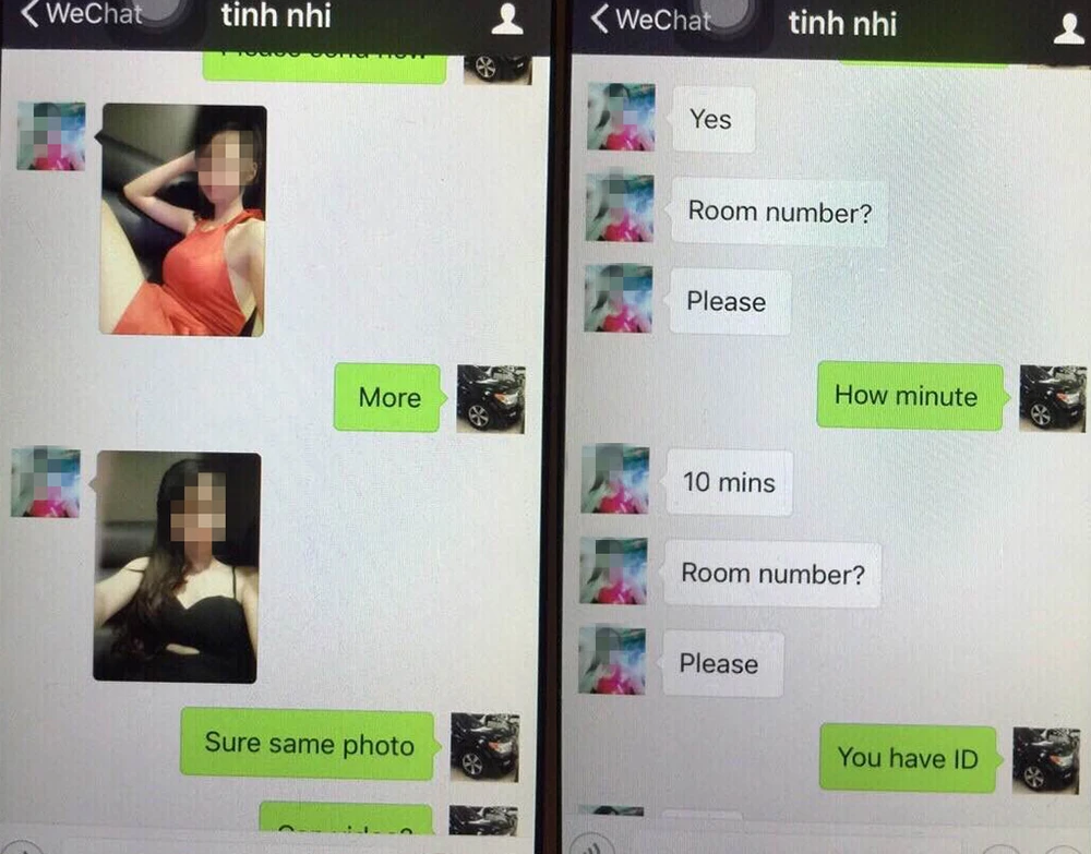 Môi giới 2 cô gái bán dâm cho một khách ảnh 2