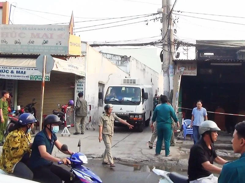 Thi thể 4 người tử vong trong đám cháy nhà 