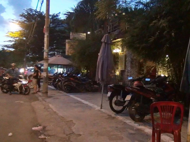 Quán cà phê nơi xảy ra vụ việc ở quận Bình Tân. 