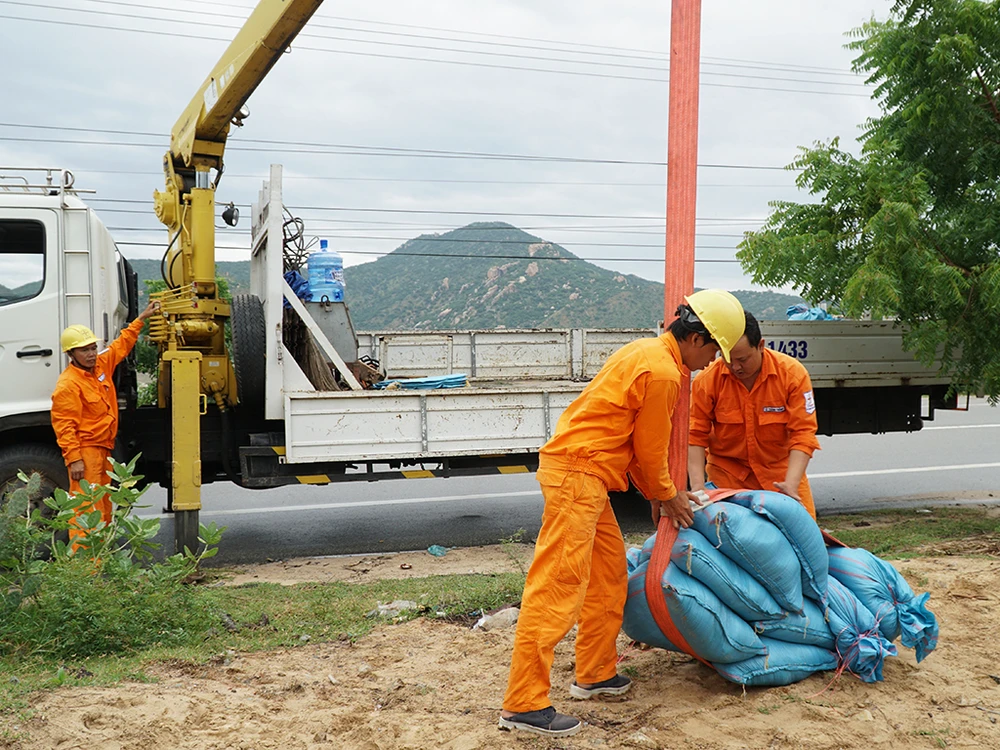 Ninh Thuận: Huy động toàn lực ứng phó bão Damrey ảnh 4 Ninh Thuận: Huy động toàn lực ứng phó bão Damrey ảnh 4