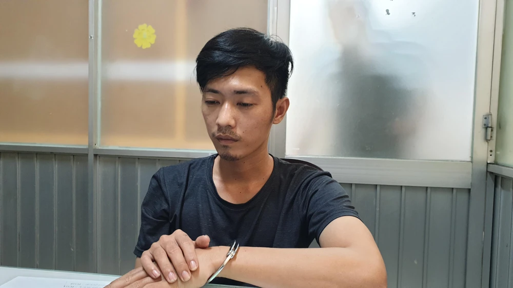 Thái tại cơ quan điều tra. Ảnh: NT