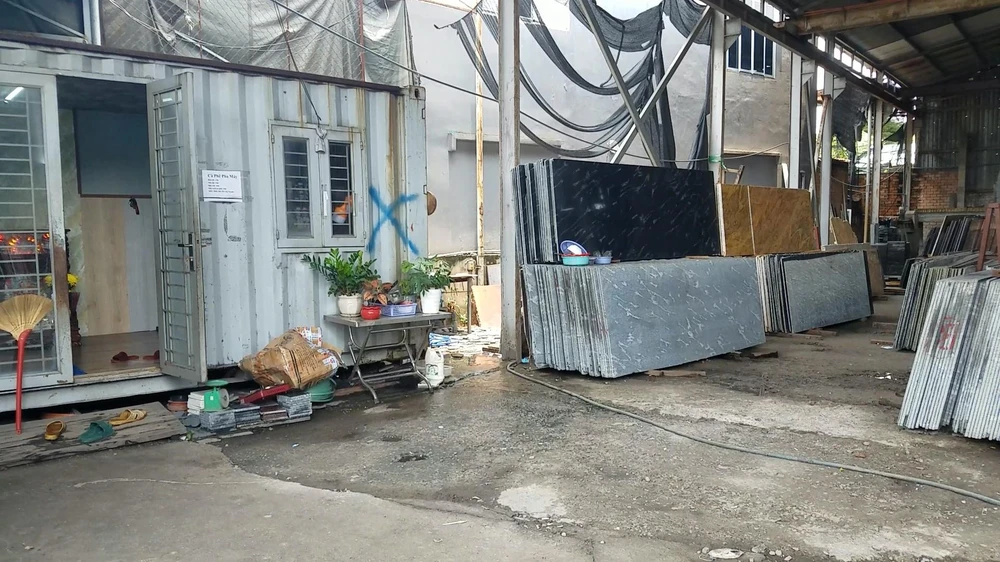 Khu vực nơi xảy ra vụ việc. Ảnh: HT