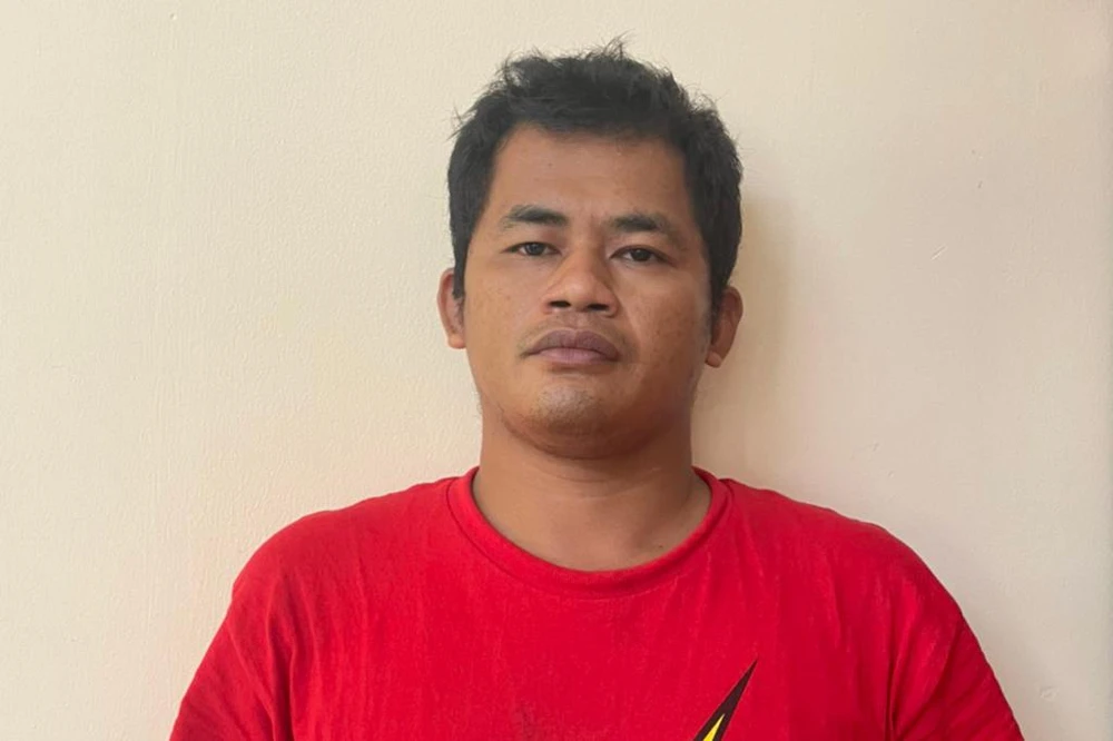 Tươi tại cơ quan điều tra. Ảnh: CA