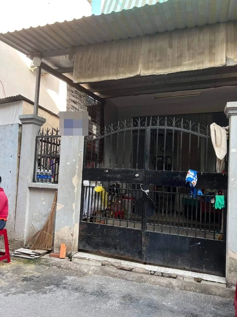 Địa điểm xảy ra vụ việc trước căn nhà trong hẻm đường Quang Trung, quận Gò Vấp. Ảnh: HT