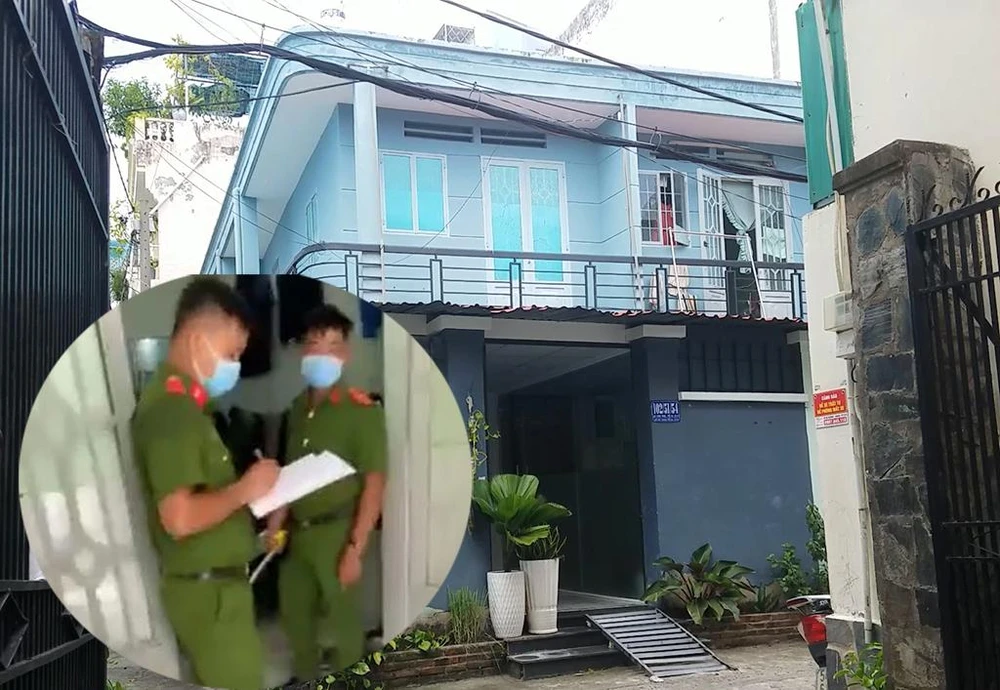 Công an tới hiện trường trích xuất hình ảnh từ các camera an ninh để điều tra. Ảnh: HT Công an tới hiện trường trích xuất hình ảnh từ các camera an ninh để điều tra. Ảnh: HT