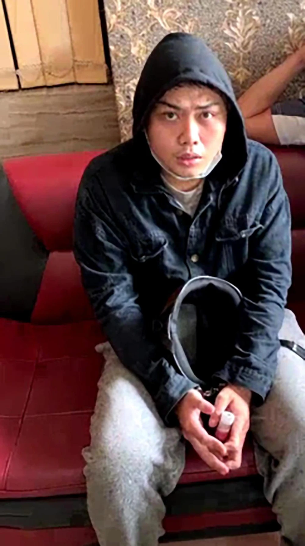 Sơn tại cơ quan điều tra. Ảnh: CA Sơn tại cơ quan điều tra. Ảnh: CA