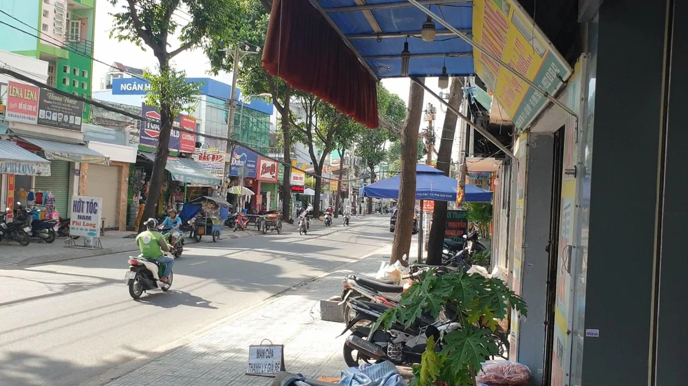 Khu vực xảy ra vụ việc là giáp ranh giữa phường 9 và phường 11, quận Gò Vấp. Ảnh: NT