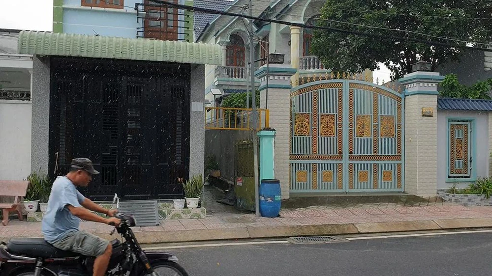 Khu trọ xảy ra vụ trộm trên đường Nguyễn Thị Sẳng (đường số 39 cũ), thị trấn Củ Chi. Ảnh: NT