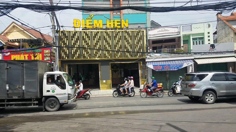 Khu vực xảy ra vụ việc. Ảnh: NT