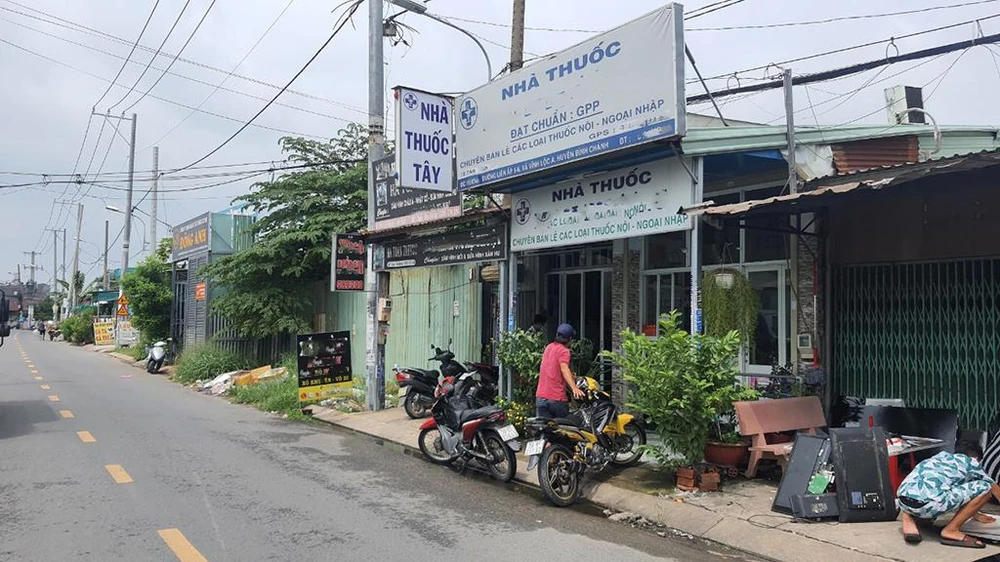 Khu vực xảy ra vụ cướp giật. Ảnh: HT Khu vực xảy ra vụ cướp giật. Ảnh: HT