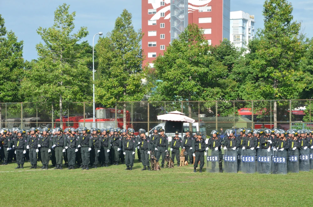 Thiếu tướng Trần Đức Tài, Phó giám đốc Công an TP.HCM sẽ giữ chức Trung Đoàn trưởng Trung đoàn CSCĐ dự bị. Ảnh: NT