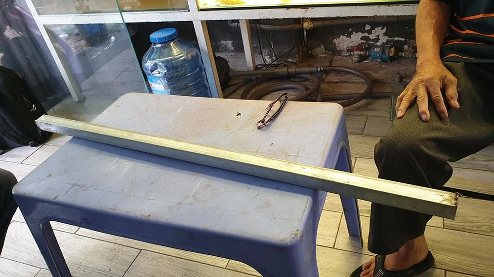 Ông L cho biết mình không hề sợ hãi và muốn nhanh chóng giải cứu nạn nhân. Ảnh: NT Ông L cho biết mình không hề sợ hãi và muốn nhanh chóng giải cứu nạn nhân. Ảnh: NT