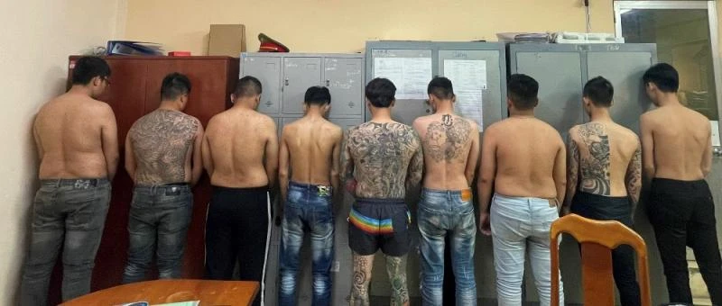 Nhóm cho vay nặng lãi bị Công an TP.HCM đề nghị truy tố. Ảnh: CA