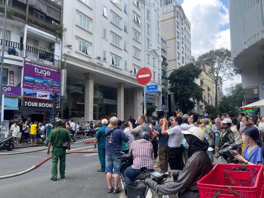 Vụ việc khiến người dân khu vực náo loạn. Ảnh: HT