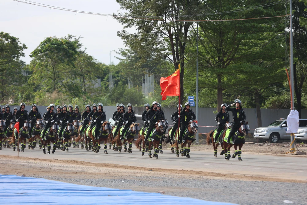 Buổi diễn tập bắt đầu từ lúc 6 giờ ngày 30-10 tại khu vực tòa nhà tái định cư, địa chỉ số 26 đường Mai Chí Thọ, phường An Khánh, TP Thủ Đức.