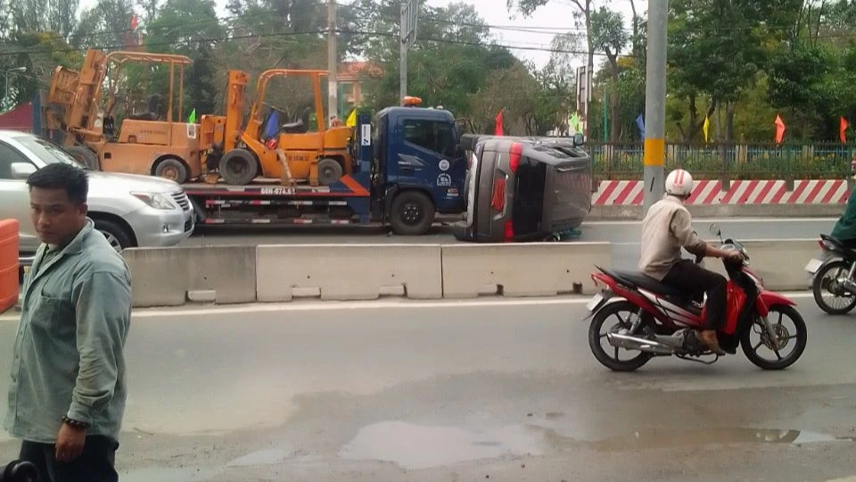 May mắn vụ việc không gây thương vong nghiêm trọng về người. Ảnh: HT