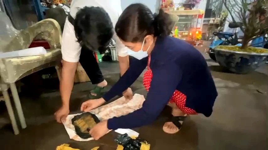 Bà Phân đã trộm 47 lượng vàng của gia đình chủ tại TP Thủ Đức. Ảnh: CA