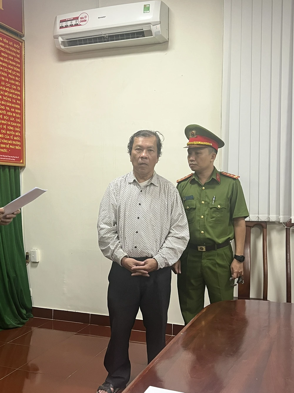 Ông Sỹ bị bắt để điều tra về tội lợi dụng các quyền tự do dân chủ xâm phạm lợi ích của Nhà nước, quyền, lợi ích hợp pháp của tổ chức, cá nhân. Ảnh: CA