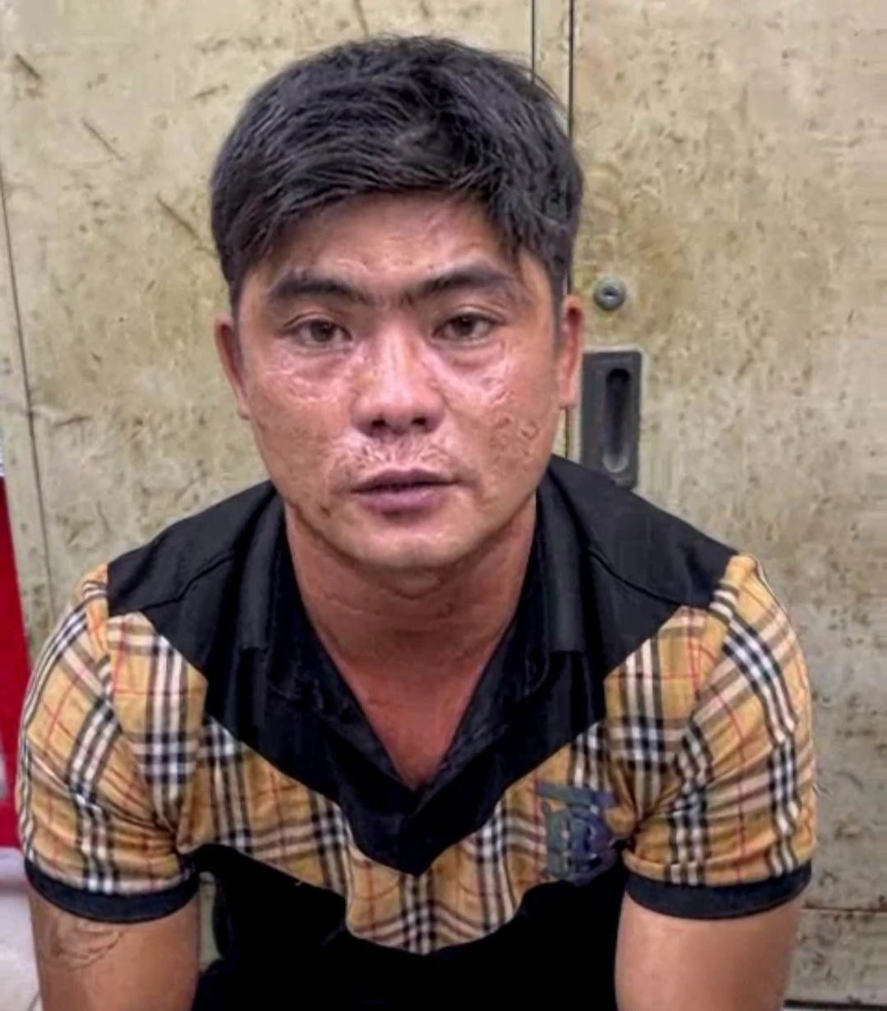 Đạt tại cơ quan điều tra. Ảnh: CA