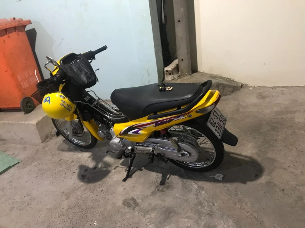 Tang vật bị công an thu hồi trong vụ việc. Ảnh: CA Trộm xe đang bỏ chạy thì bị công an truy bắt