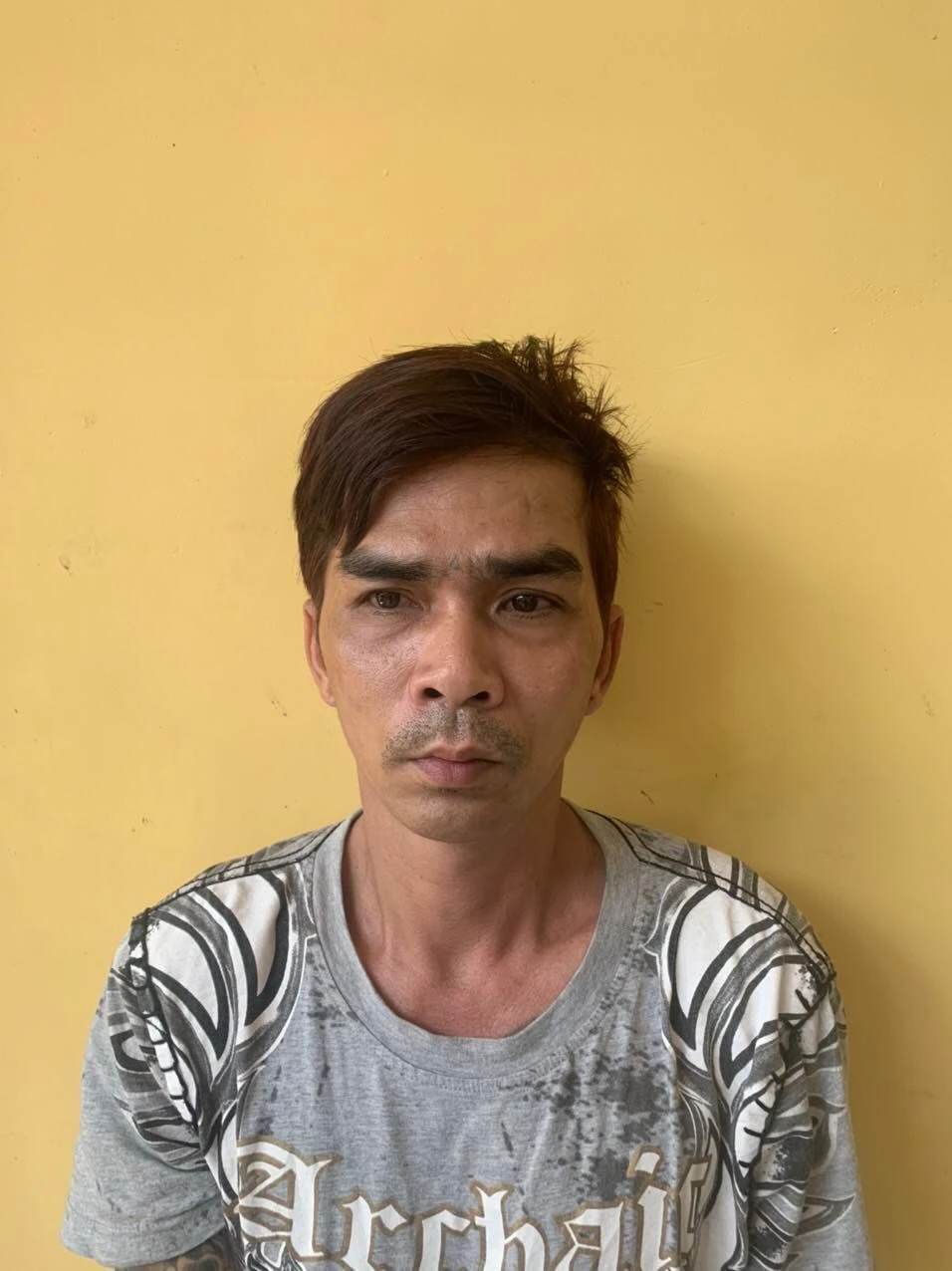 Lê Văn Bậm sau đó bị công an khởi tố, bắt tạm giam. Ảnh: NT