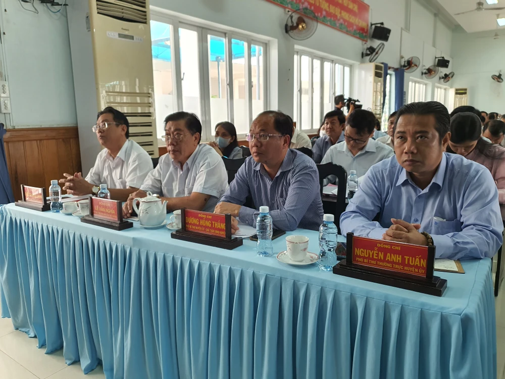 Tham dự có đại diện lãnh đạo các cơ quan đơn vị liên quan. Ảnh: NT