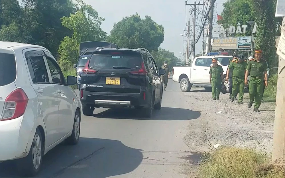 Đến chiều cùng ngày, hiện trường đã được giải quyết xong