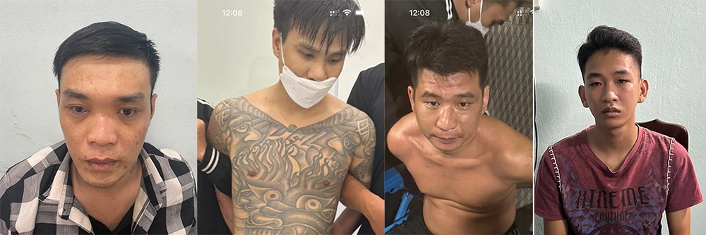 Công an bắt các nghi phạm liên quan để điều tra. Ảnh: CACC Công an bắt các nghi phạm liên quan để điều tra. Ảnh: CACC