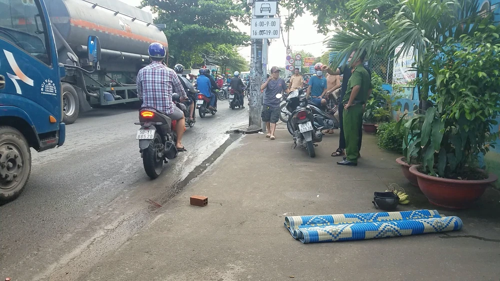 Đến gần trưa cùng ngày, hiện trường đã được lực lượng chức năng xử lý xong. Ảnh: HT