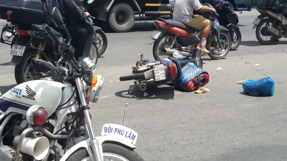 Đến trưa cùng ngày, hiện trường đã được lực lượng chức năng xử lý xong. Ảnh: NT