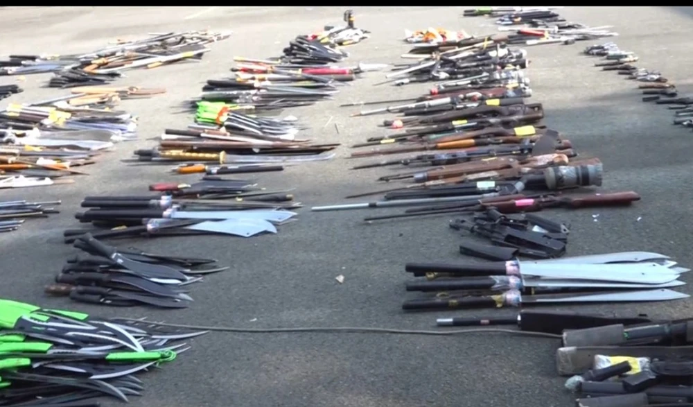 Công an TP.HCM thu gom 103 khẩu súng, hàng ngàn viên đạn trong năm 2023