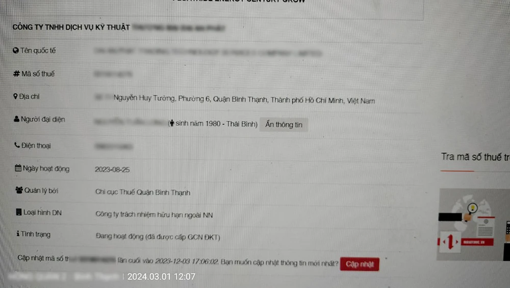 Vụ bỗng nhiên thành giám đốc: Nạn nhân được Công an Bình Thạnh mời làm việc