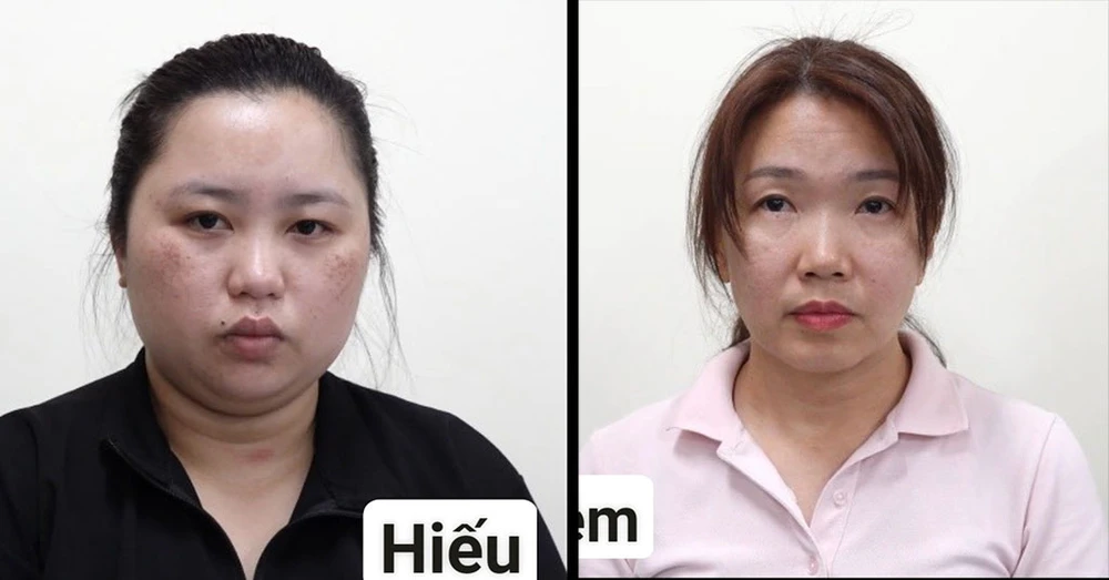 Hiếu và Diễm cũng bị khởi tố về tội cho vay lãi nặng trong giao dịch dân sự. Ảnh: CA