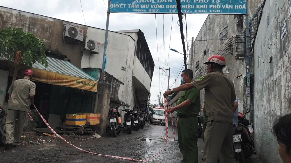 Cháy nhà trọ, một người phụ nữ tử vong nghi tự thiêu ở Bình Tân