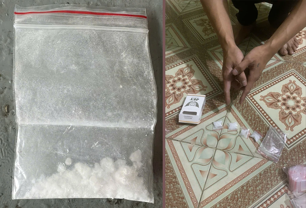 Nhiều thanh thiếu niên trong đường dây ma túy do Công an huyện Bình Chánh triệt phá