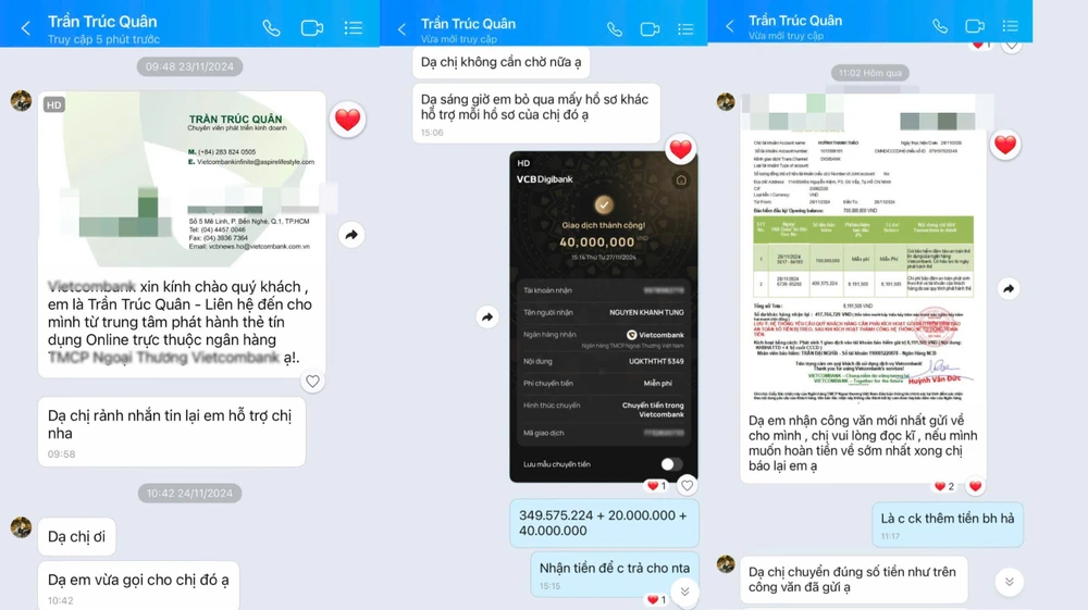 1 phụ nữ 3 lần cung cấp mã OTP để kẻ lừa đảo rút gần 500 triệu