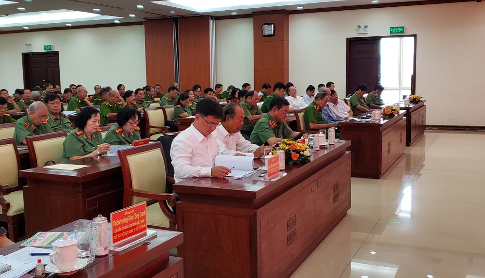 Hội Cựu Công an nhân dân cùng tham gia giữ gìn ANTT ở địa phương