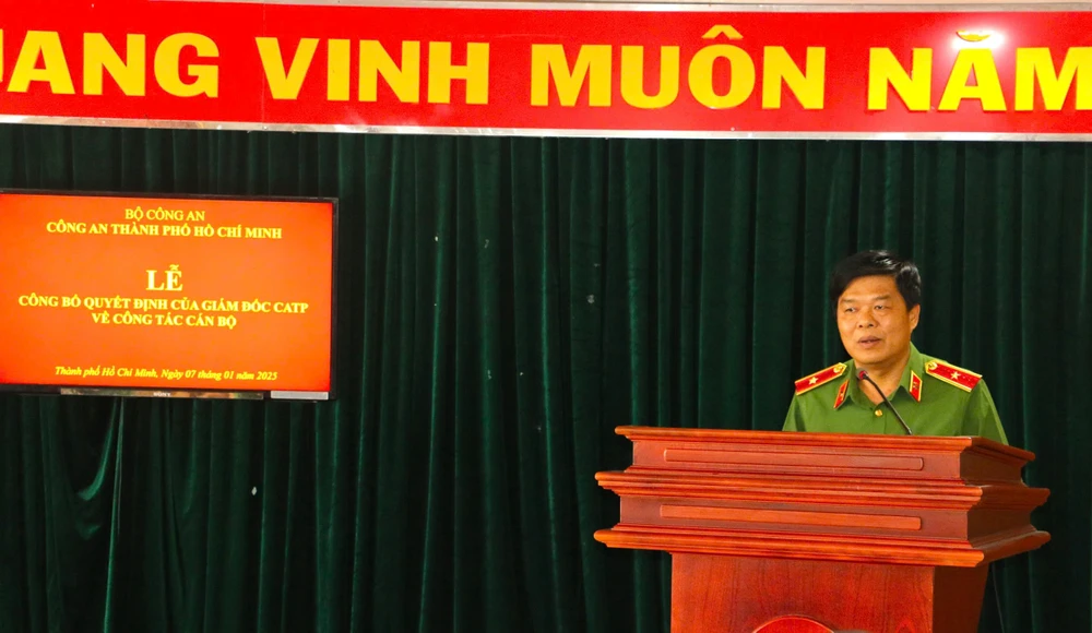 Anh hùng LLVTND Trung tá Nguyễn Chí Thành được bổ nhiệm Phó Phòng PC07