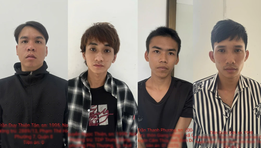 Bắt nhóm ‘vỡ nợ làm liều’, xịt hơi cay cướp tài sản dịp giáp Tết