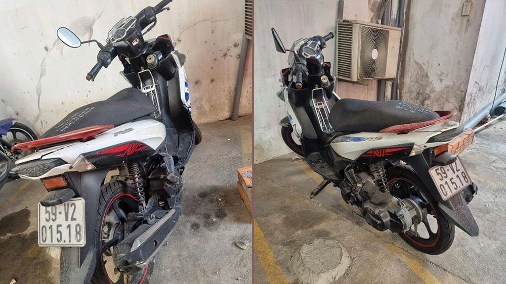 Công an huyện Hóc Môn tìm chủ sở hữu của một chiếc xe máy