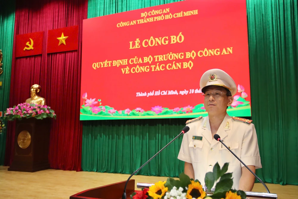 Đại tá Trần Hồng Minh được điều động làm Phó Giám đốc Công an TP.HCM