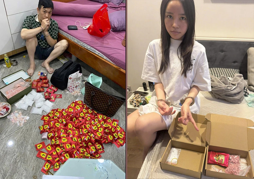Đôi tình nhân trẻ điều hành đường dây ma túy xuyên quốc gia ở TP.HCM
