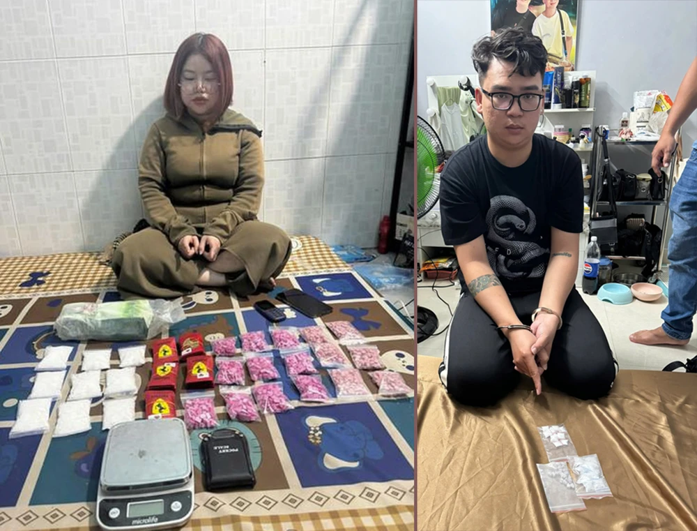 Đôi tình nhân trẻ điều hành đường dây ma túy xuyên quốc gia ở TP.HCM