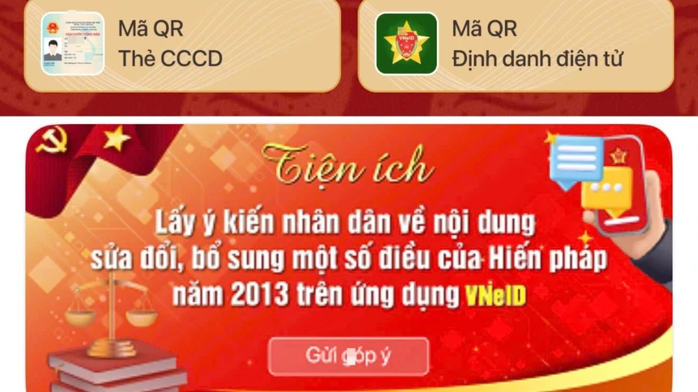 TP.HCM lấy ý kiến sửa đổi Hiến pháp 2013 qua ứng dụng VNeID