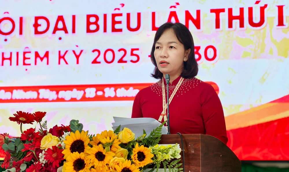 Bà Nguyễn Thị Hằng giữ chức Bí thư Đảng ủy xã An Nhơn Tây