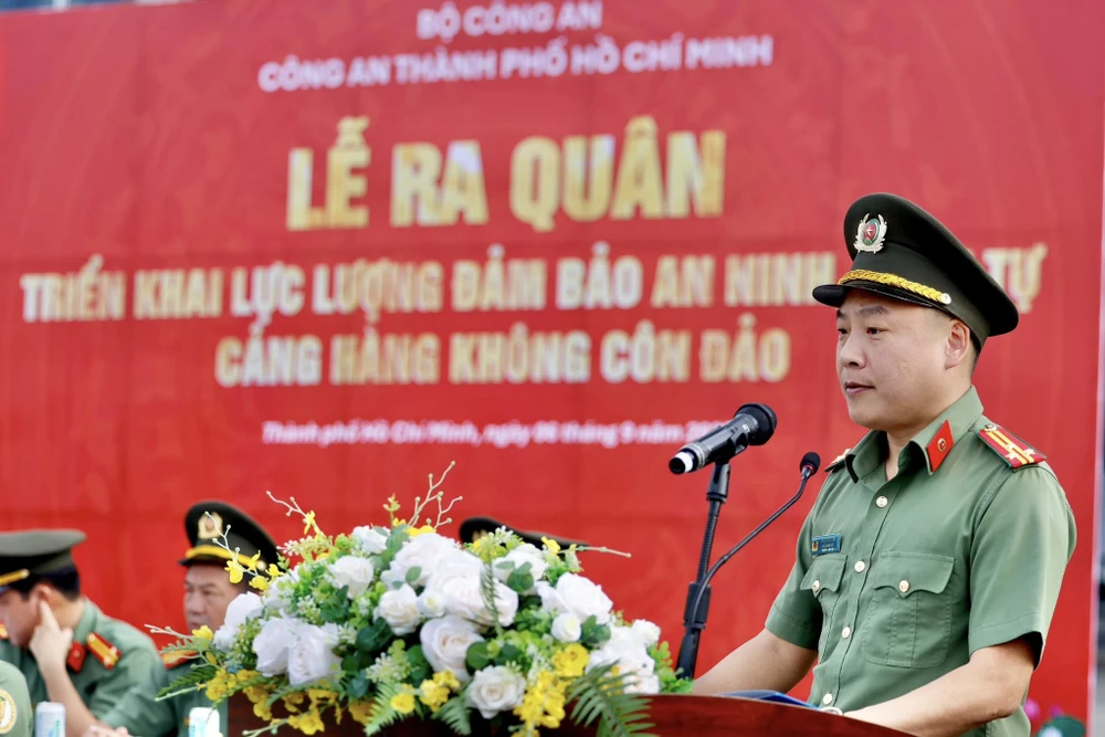 Công an TP.HCM triển khai lực lượng bảo đảm an ninh Cảng hàng không Côn Đảo