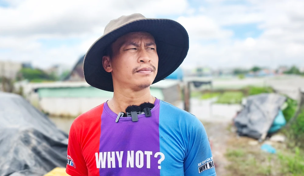 Mưa lớn khiến nhiều vườn rau ở xã Vĩnh Lộc bị ngập, thiệt hại hàng trăm triệu