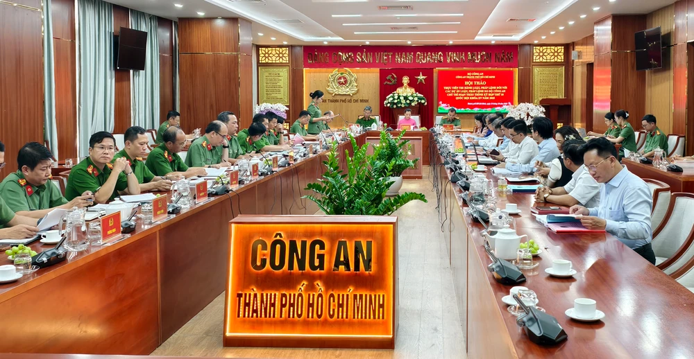 Công an TP.HCM tổ chức hội thảo góp ý các dự án luật do Bộ Công an chủ trì