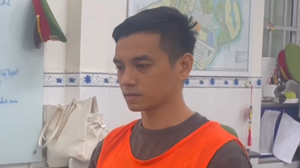 Tại cơ quan điều tra, Dũng đã thừa nhận hành vi. Ảnh: CA